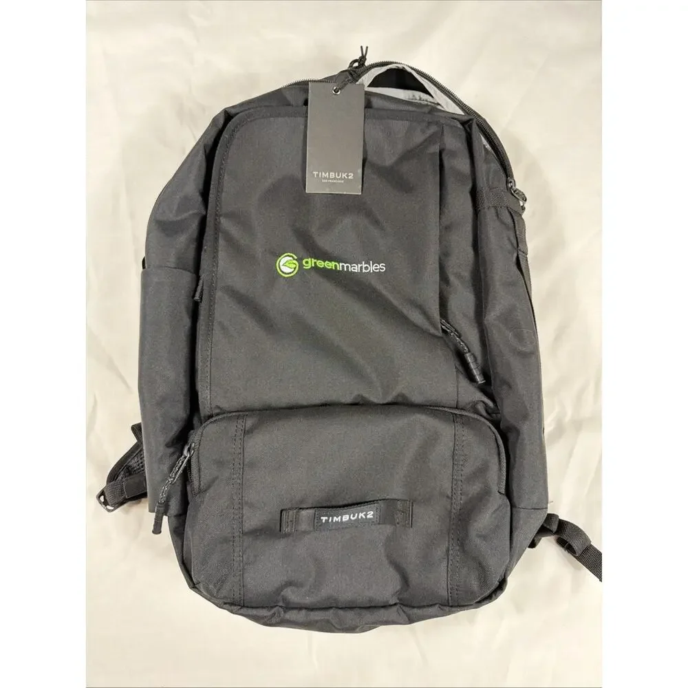 Timbuk2 Q Laptop Backpack 2.0 Eco Black Work Office NWT $145